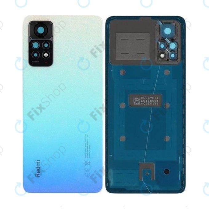 Καπάκι Μπαταρίας για Xiaomi Redmi Note 11 Pro 4G 2201116TG, 2201116TI, 5600050K6T00, Star Blue, Genuine Service Pack
