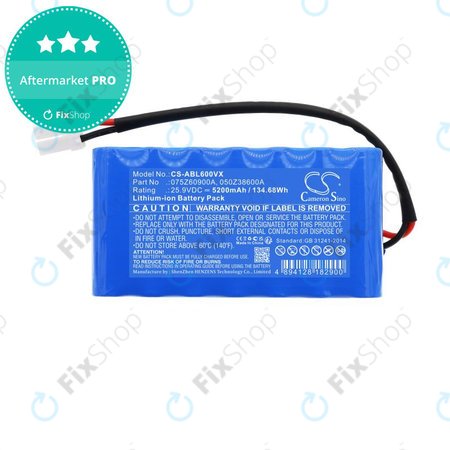Μπαταρία για Wiper i130S, Ambrogio Twenty Elite, 5200mAh, Li-Ion, 25.9V, 075Z60900A, HQ