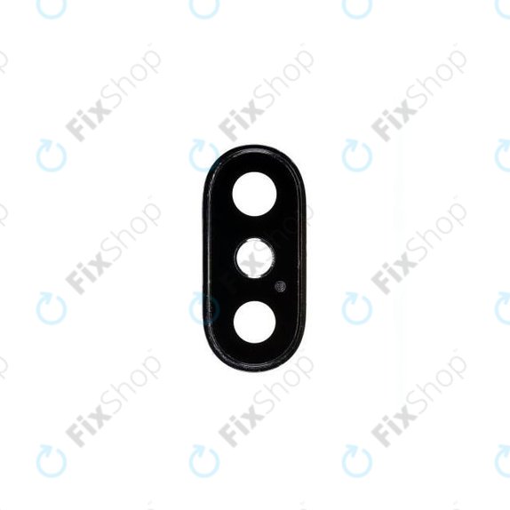 Γυαλί Φακού Πίσω Κάμερας με Πλαίσιο για iPhone XS | Διαστημικό Γκρι | Space Gray