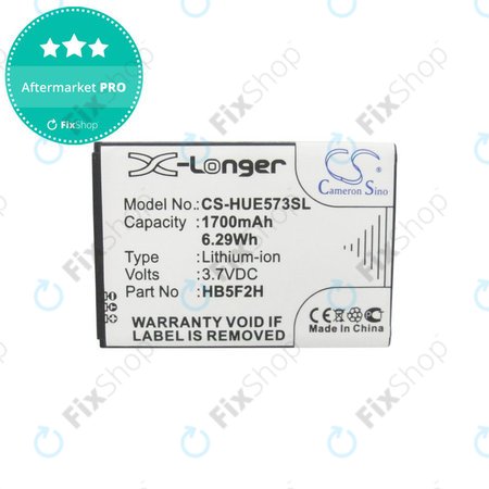 Μπαταρία για Huawei E5330, 1700mAh, Li-Ion, 3.7V, HB5F2H, HQ