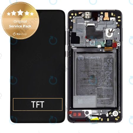 OLED/LCD Display Assembly με Battery για Huawei Mate 20 | 02352ETG | Μαύρο, Black | Service Pack