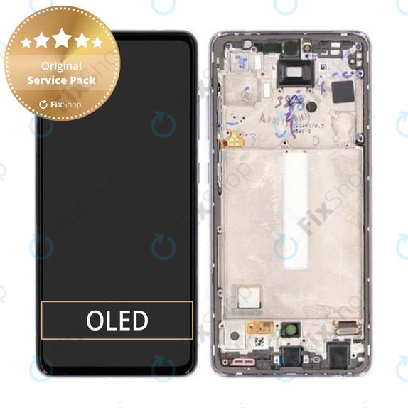 Συγκρότημα οθόνης για Samsung A52s 5G, A528B, GH82-26861C, GH82-26909C, GH82-26863C, GH82-26910C, Awesome Violet, Service Pack