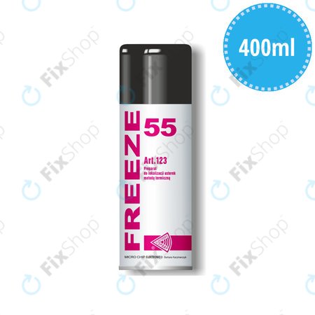 Σπρέι Ψύξης Freeze 55 - -55°C (Εύφλεκτο, Μη Αγωγιμό) - 400ml