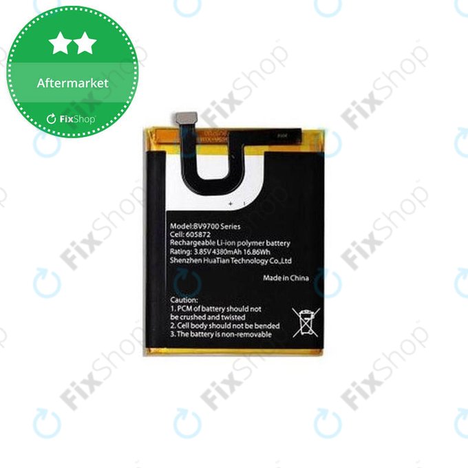 Μπαταρία για iGet Blackview BV9700 Pro, 605872, 4380mAh