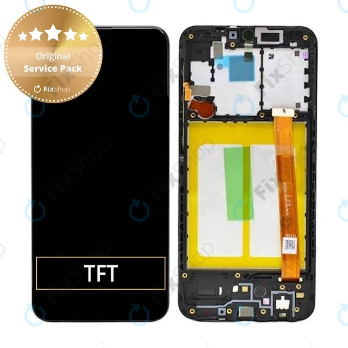 LCD Display Assembly για Samsung A20e | A202F | GH82-20229A | GH82-20186A | Black | Service Pack