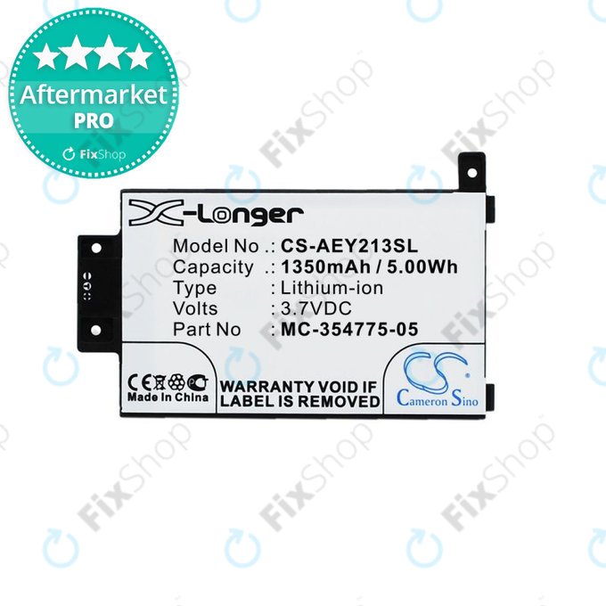 Battery για Amazon Kindle Paperwhite 2013 | 6th Gen | 6 2015 | Touch 2013 | MC-354775-05 | 1350mAh | HQ
