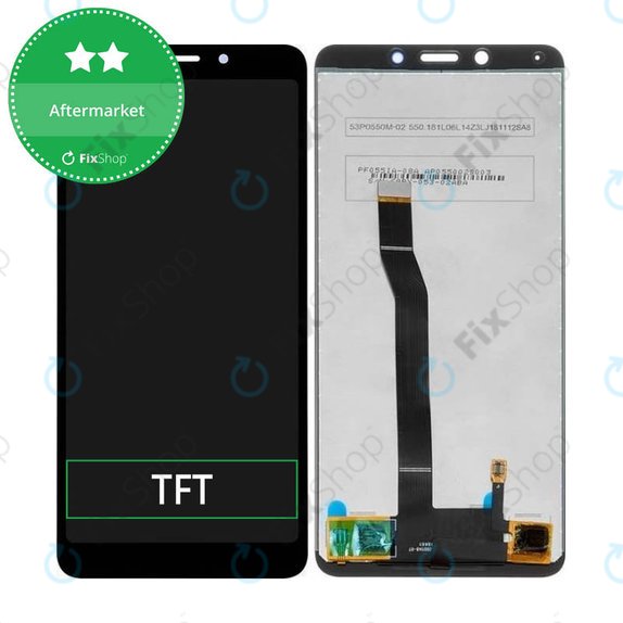 Οθόνη με οθόνη αφής για Xiaomi Redmi 6, Redmi 6A, Μαύρο, Black, Aftermarket