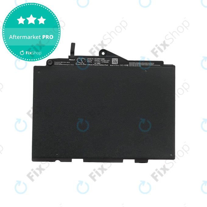 Μπαταρία για HP Elitebook 725 G3, 3700mAh, Li-Pol, 11.4V, 800232-241, HQ