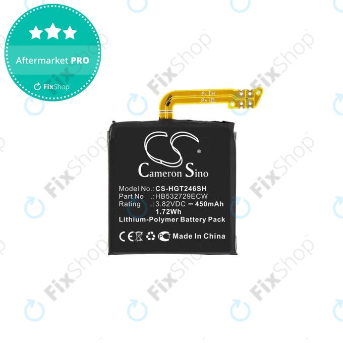 Μπαταρία για Huawei Watch GT2 Latona-B19 46mm, HB532729ECW, 450mAh, HQ