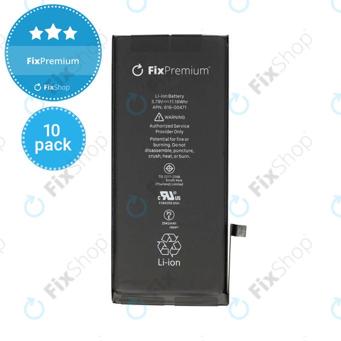 Battery για iPhone XR | 10 Pack | 2942mAh | FixPremium