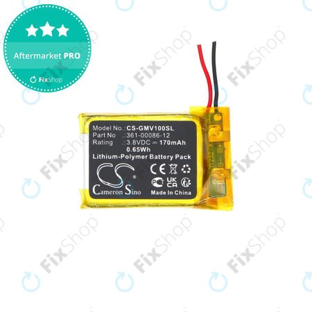 Μπαταρία για Garmin Femix 6s Pro, Venu, 170mAh, Li-Pol, 3.8V, 361-00086-12, HQ