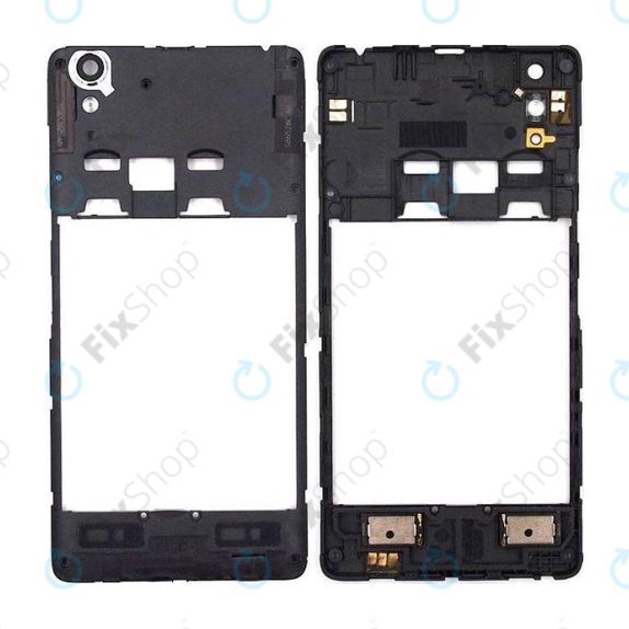 Μεσαίο Πλαίσιο για Lenovo A6000 | Μαύρο | Black