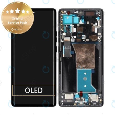 OLED/LCD Display Assembly για Motorola Edge 40 Pro | Interstellar Black | Service Pack
