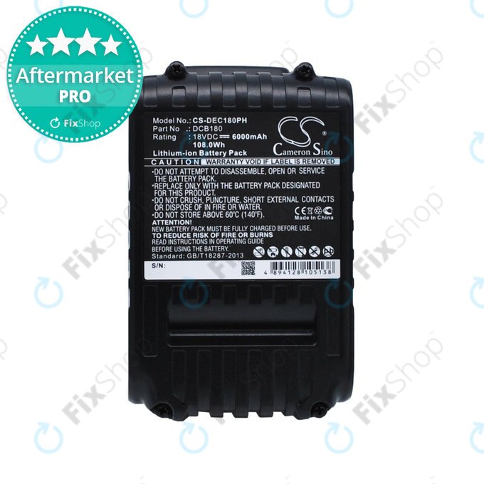 Battery για Dewalt CL-series | DC-series | DCB18x | DCB20x | Li-Ion | 6000mAh | HQ