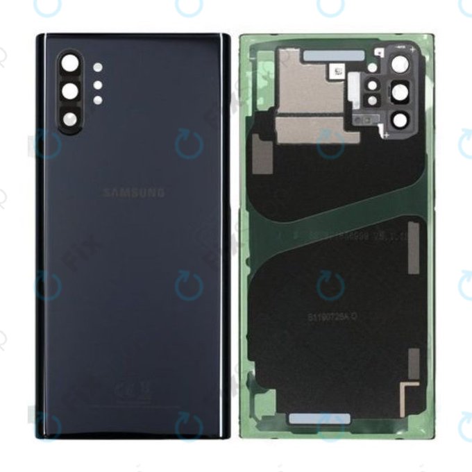 Καπάκι Μπαταρίας για Samsung Note 10 Plus | N975F | GH82-20588A | GH97-23680A | Aura Black | Service Pack
