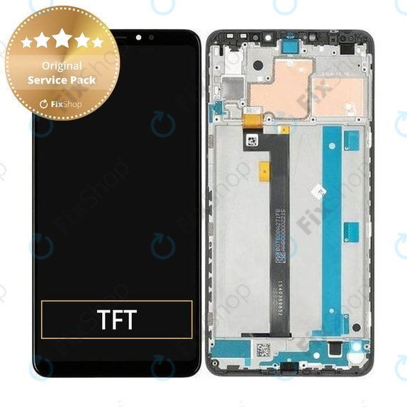 Συγκρότημα οθόνης για Xiaomi Mi Max 3, Μαύρο, Black, Service Pack