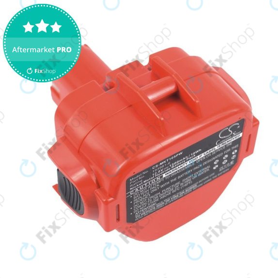 Μπαταρία για Makita 1050, 1500mAh, Ni-MH, 12V, 192598-2, 193981-6, HQ