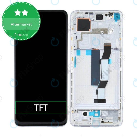 Συγκρότημα οθόνης για Xiaomi Mi 10T 5G, M2007J3SY, Mi 10T Pro 5G M2007J3SG, Luna Silver, Aftermarket
