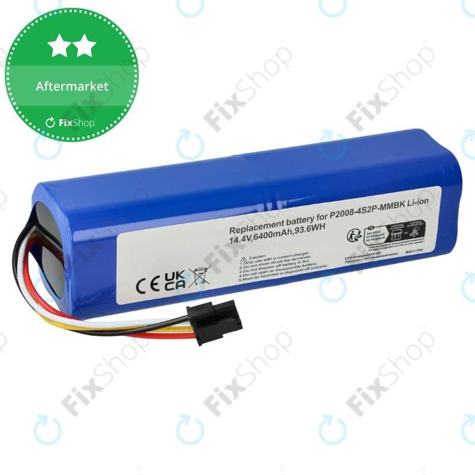 Μπαταρία για Xiaomi Dreame L10s Pro, Ultra, L20 Ultra, Mi Robot Vacuum Mop 2 Ultra, Roidmi EVE Max, P2008-4S2P-MMBK, 14.4V, 6400mAh