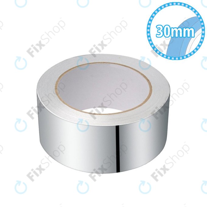 Heat-Resistant Aluminium Tape (EMI/RFI) | 30mm x 25m