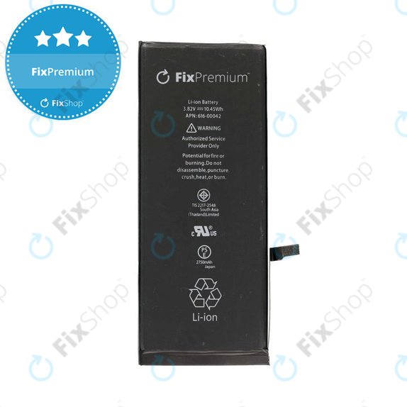 Μπαταρία για iPhone 6S Plus, 2750mAh, FixPremium