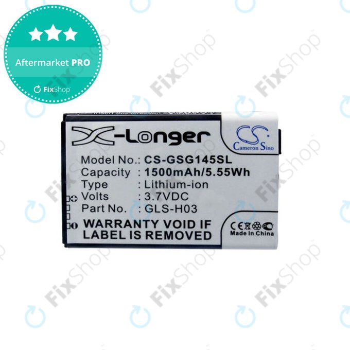 Μπαταρία για Gigabyte GSmart G1345, 1500mAh, Li-Ion, 3.7V, GLS-H03, HQ