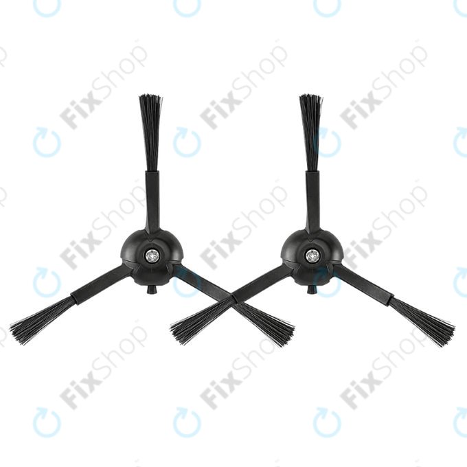 Πλαϊνή βούρτσα, 2 τεμ., Μαύρη για Roborock Qrevo MaxV, Pro, Plus, S