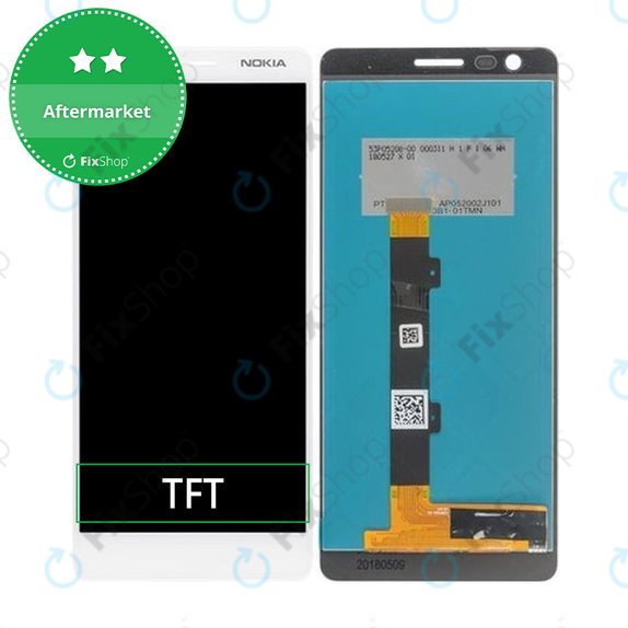LCD Display με Touch Screen για Nokia 3.1 | Λευκό, White | Aftermarket
