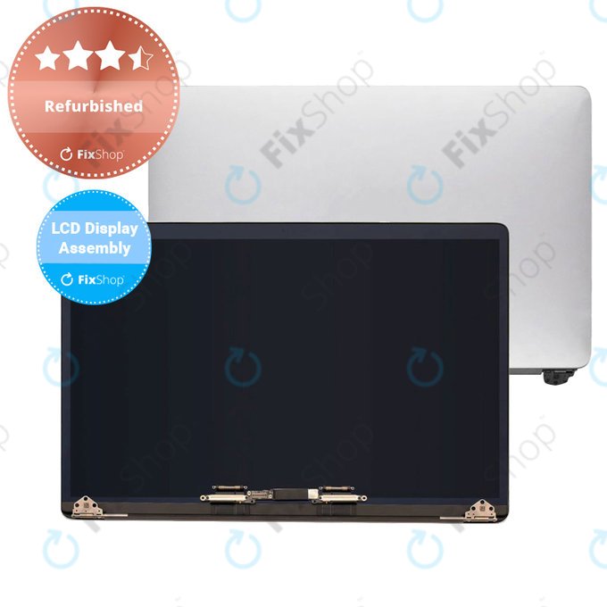 Συγκρότημα οθόνης για MacBook Pro 15", 2018 – 2019, A1990, Ασημί, Silver, Refurbished