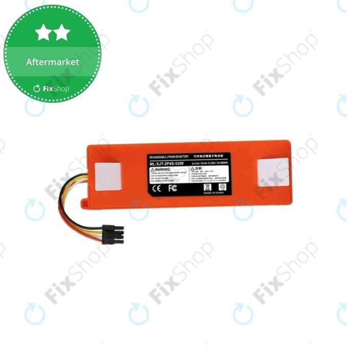 Μπαταρία για Xiaomi Roborock Q5 Pro, Q5 Pro+, Q8 Max, Q8 Max+, Q Revo, XJT-2P4S-5200, 14.4V, 5200mAh