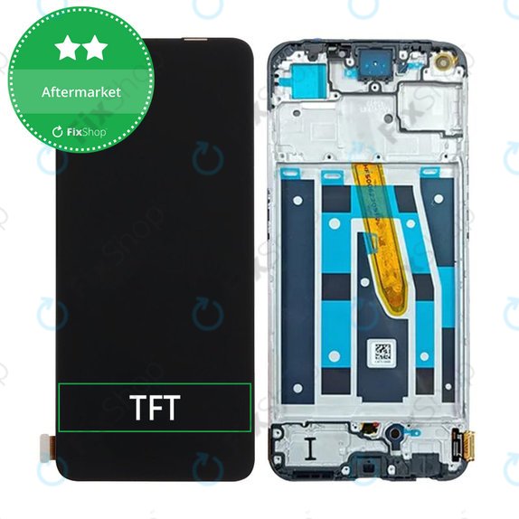 Συγκρότημα οθόνης για Oppo Reno 8 T, Black Starlight, Aftermarket
