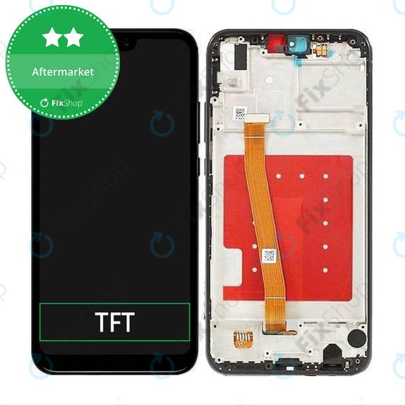 Συγκρότημα οθόνης για Huawei P20 Lite, Μαύρο, Black, Aftermarket