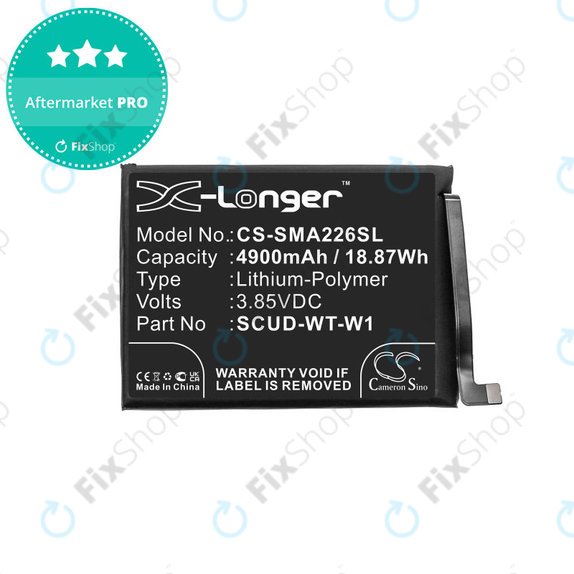 Μπαταρία για Samsung A22 5G A226B, 4900mAh, Li-Pol, 3.85 V, SCUD-WT-W1, HQ