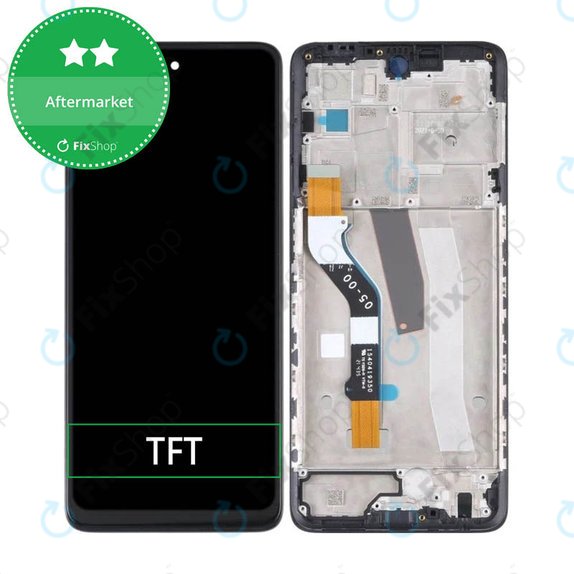 Συγκρότημα οθόνης για Motorola Moto G51, XT2171, Μαύρο, Black, Aftermarket