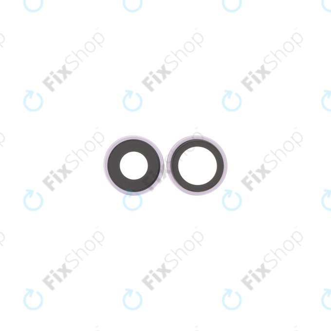 Φακός Πίσω Κάμερας με Πλαίσιο για iPhone 17, Lavender, 2τμχ