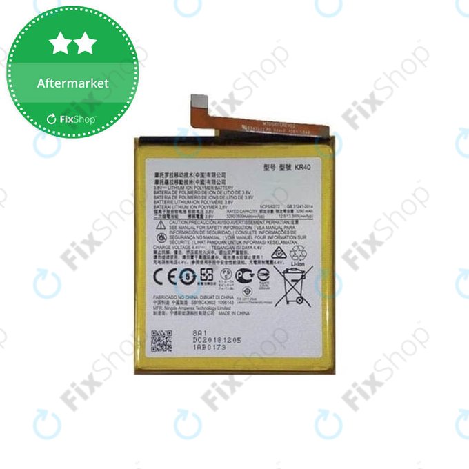 Μπαταρία για Motorola One Vision, KR40, 3500mAh