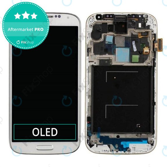 Συγκρότημα οθόνης για Samsung S4, i9505, White Frost