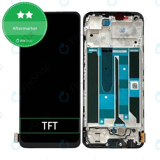 Συγκρότημα οθόνης για Realme 8 Pro, Μαύρο, Black, Aftermarket