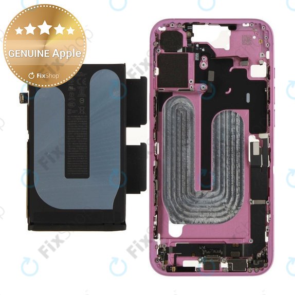 Μεσαίο πλαίσιο με μπαταρία για iPhone 16 Plus | Pink | ZD076-00686 | Genuine Apple