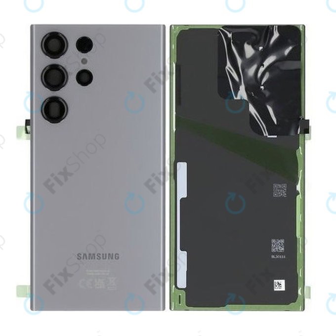 Καπάκι Μπαταρίας για Samsung S23 Ultra | S918B | GH82-30400E | Graphite | Service Pack