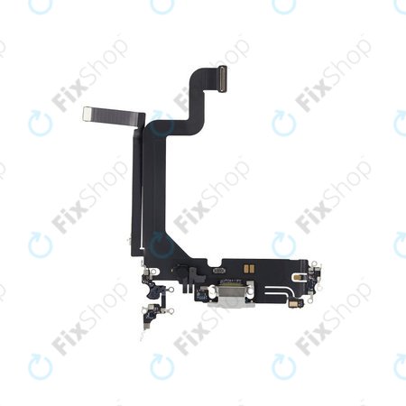 Επαφές Φόρτισης + Καλώδιο Flex για iPhone 14 Pro Max | Ασημί | Silver