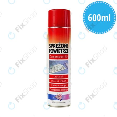 Σπρέι Πεπιεσμένου Αέρα (Εύφλεκτο) - 600ml για Micro Chip Electronic