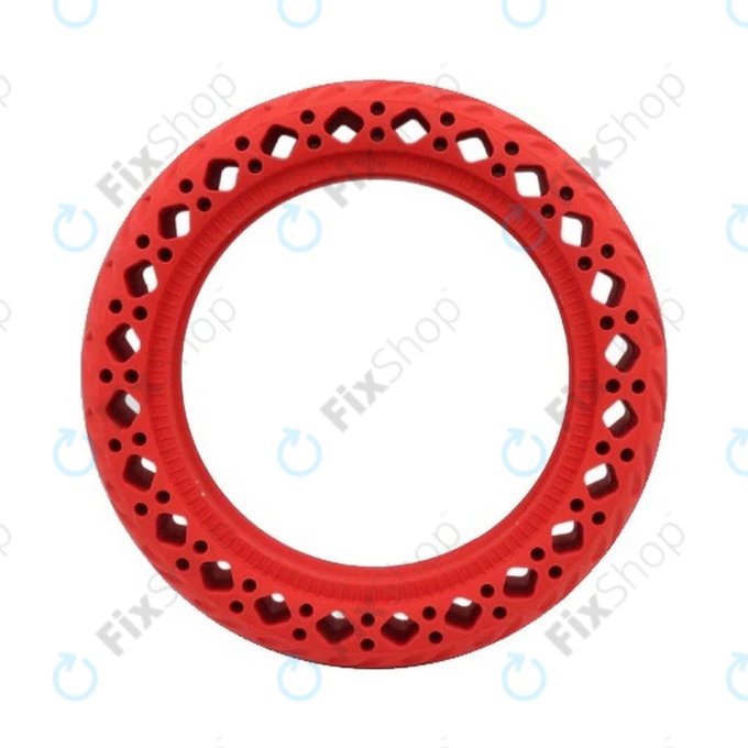 Ανθεκτικό Πλήρες Ελαστικό χωρίς Σωλήνα (Τύπος 2) για Xiaomi Mi Electric Scooter 1S | 2 M365 | Essential | Pro | Pro 2 | Red