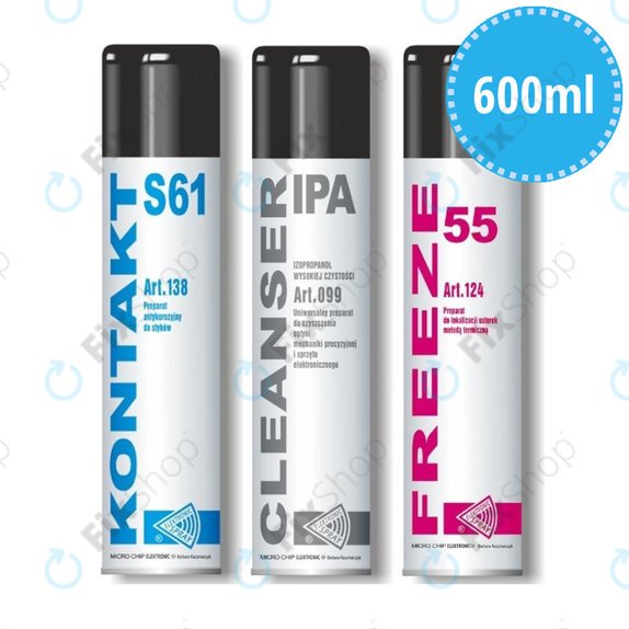 Σετ Σπρέι Micro Chip Elektronic - 3x600ml