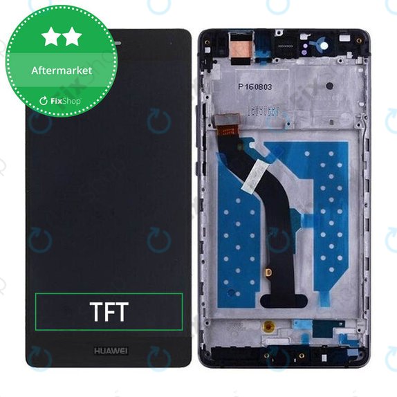 Συγκρότημα οθόνης για Huawei P9 lite, Μαύρο, Black, Aftermarket