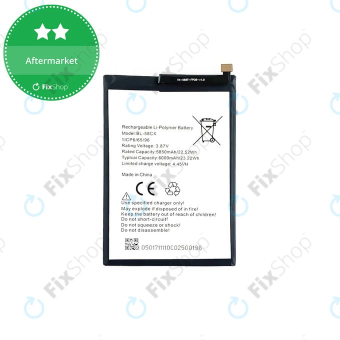 Μπαταρία για Infinix Hot 10i, BL-58CX, 6000mAh, FixPremium