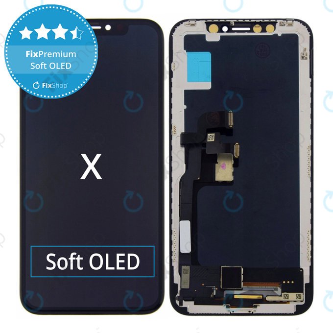 LCD Display Assembly για iPhone X | FixPremium Soft OLED