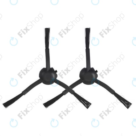 Πλαϊνή βούρτσα, 2 τεμ., Μαύρη για Xiaomi Mi Robot Vacuum S20+, S10+, X20+, X10+