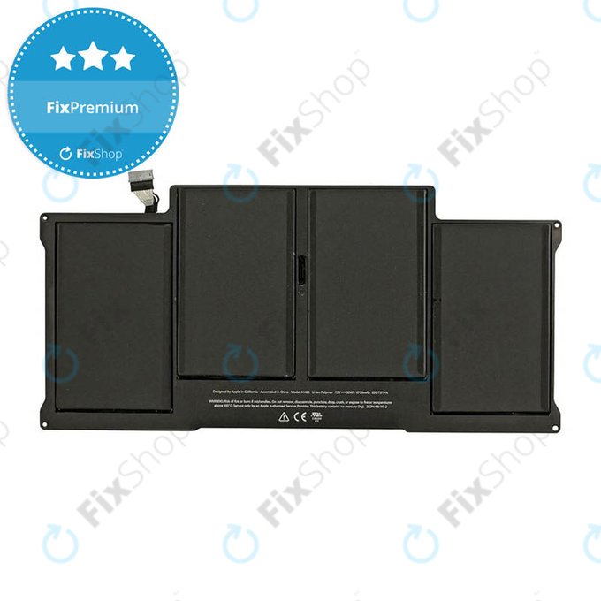 Μπαταρία για MacBook Air 13", Μέσα 2011 – Μέσα 2012, A1369, A1466, A1405, 8000mAh, FixPremium