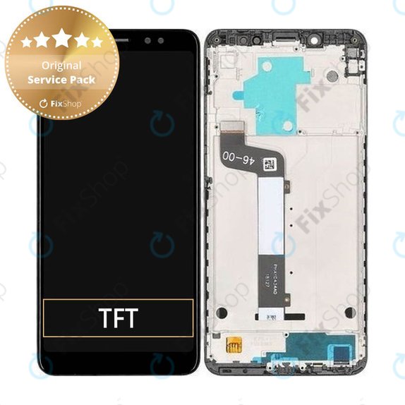 Συγκρότημα οθόνης για Xiaomi Redmi Note 5 Pro, Μαύρο, Black, Service Pack